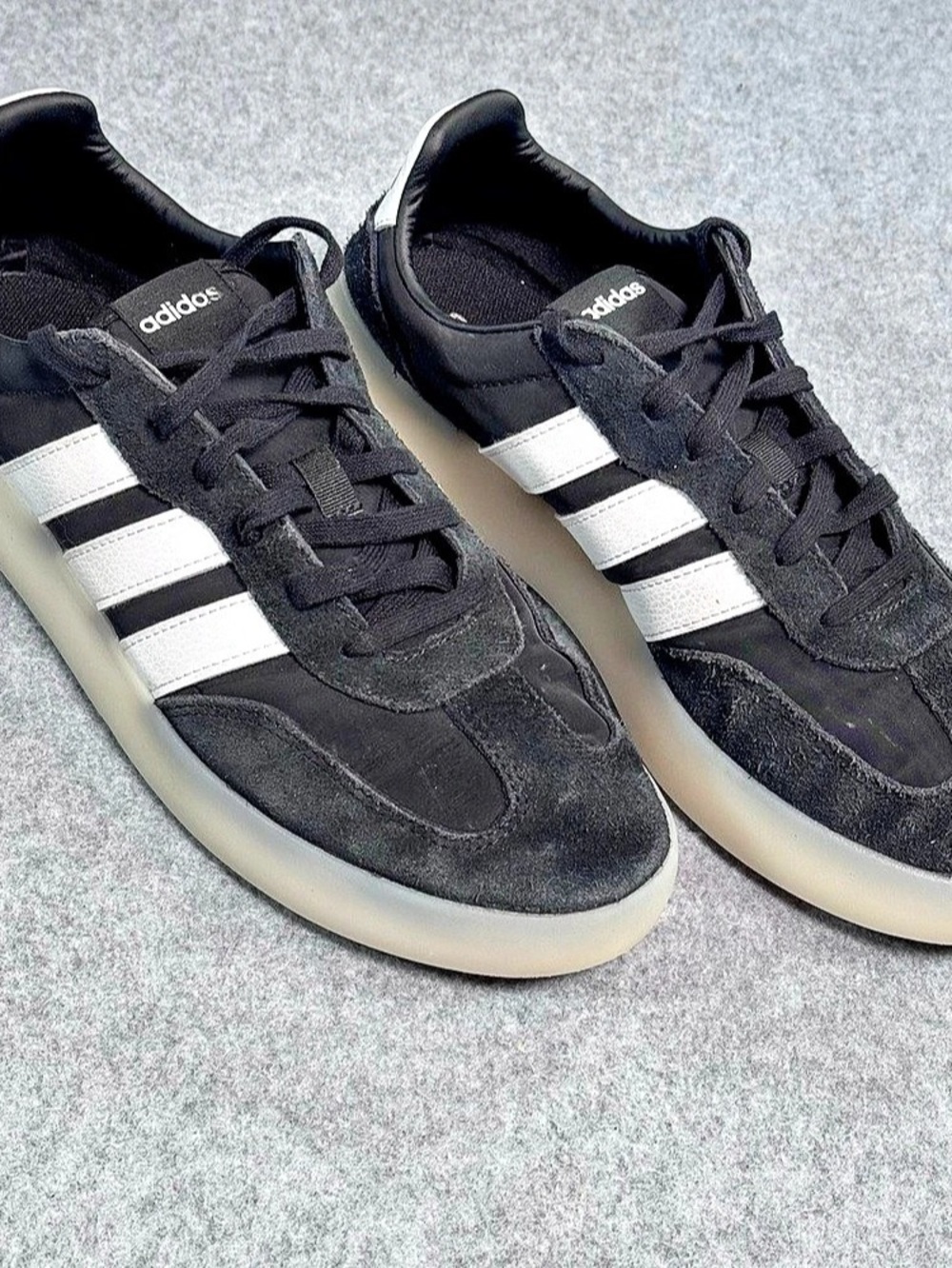 adidas Barreda Decode JI2316 Suede Black & White US Mens 9
